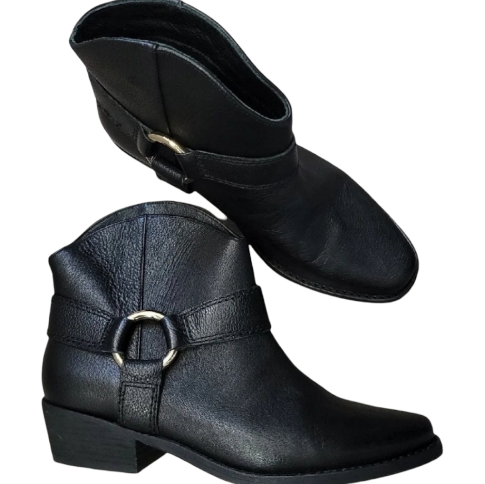Joie leather western cowgirl style boots us 6.5-7 Eu 37